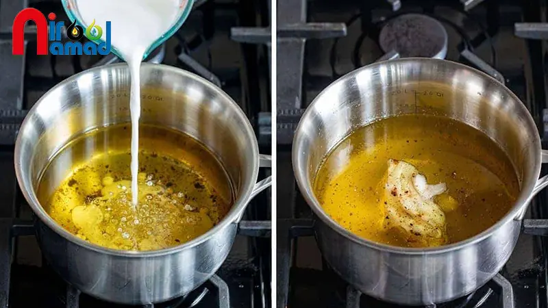 تصفیه روغن با نشاسته ذرت
